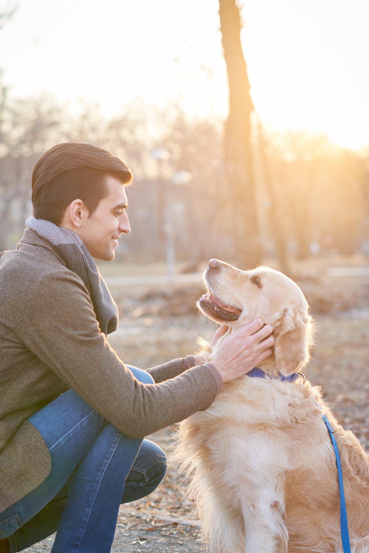 Loving pet owner